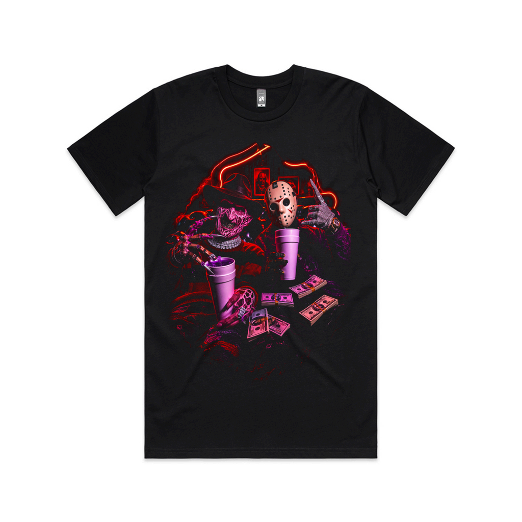 The Daily Dead Freddy and Jason Last Call front print