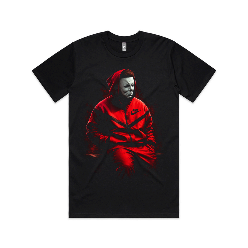 The Daily Dead Michael Myers Killer in Red front print