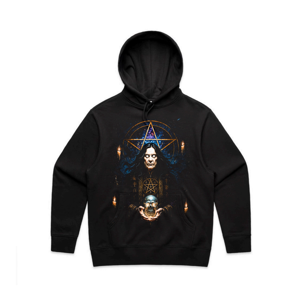 Ozzy Osbourne Mystic hoodie front graphic
