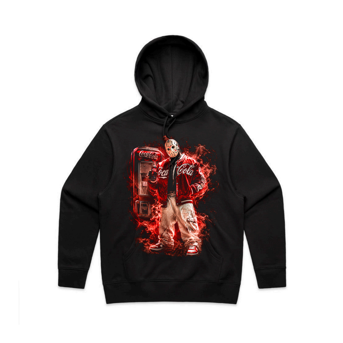 The Daily Dead Jason Share a Coke hoodie front graphic
