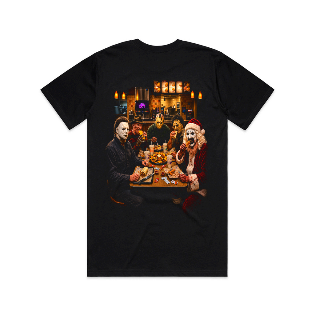 The Daily Dead Taco Hell back graphic tee