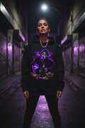 Female Model - Purple Haze Hoodie