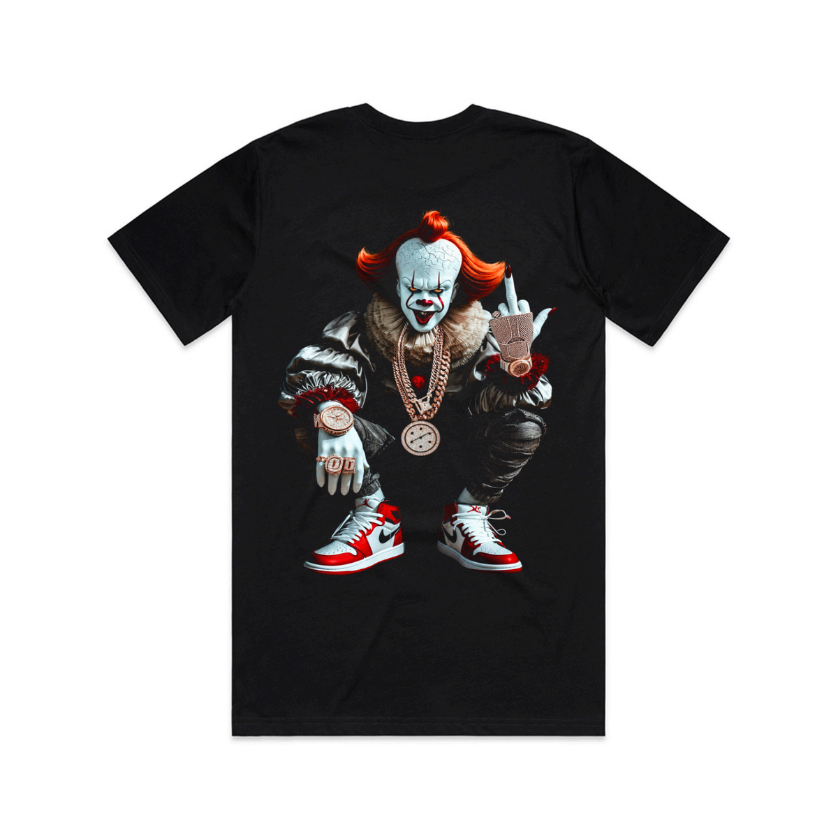 The Daily Dead Pennywise Float This back print